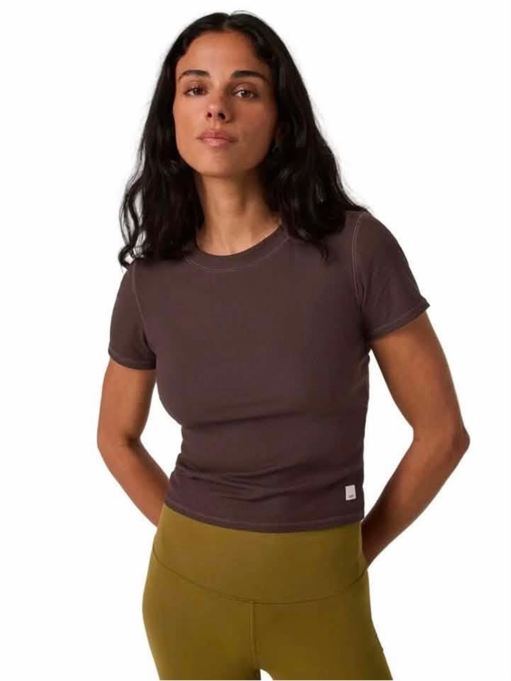 Vuori Pose Fitted Ribbed Tee